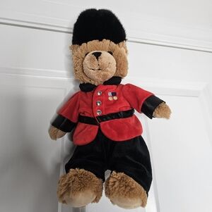 Harrods Medium Guardsman Bear (18cm) Bear in Red & Black British Guard Outfit